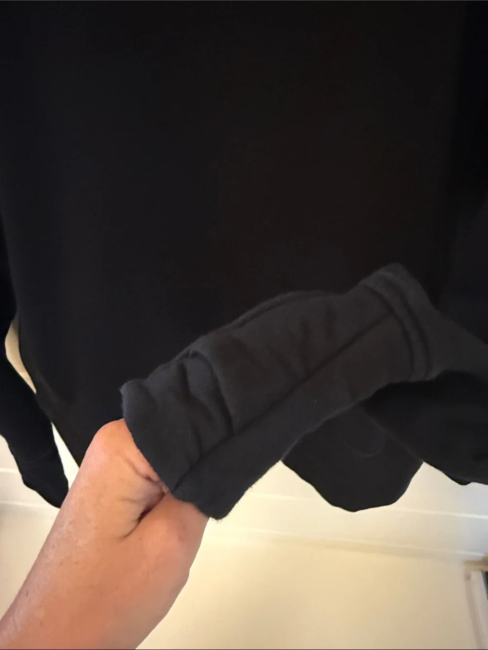 Marcella NYC Raglan Mock Neck Pullover Sweatshirt Very Well Made
